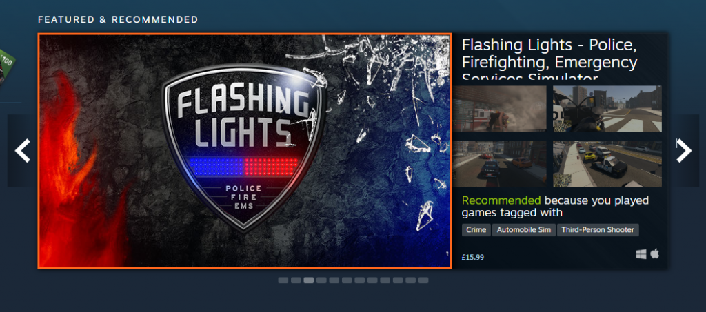 Steam main capsule image border example